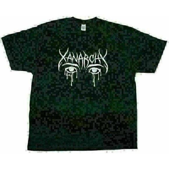 2XL Xanarchy Men's T-Shirt Black Basic Tee Crew Neck Short Sleeve Lil Xan NWOT - Picture 1 of 3